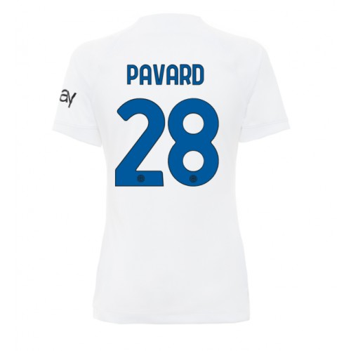 Dres Inter Milan Benjamin Pavard #28 Gostujuci za Žensko 2023-24 Kratak Rukav